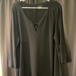 Lane Bryant Lace Up Top